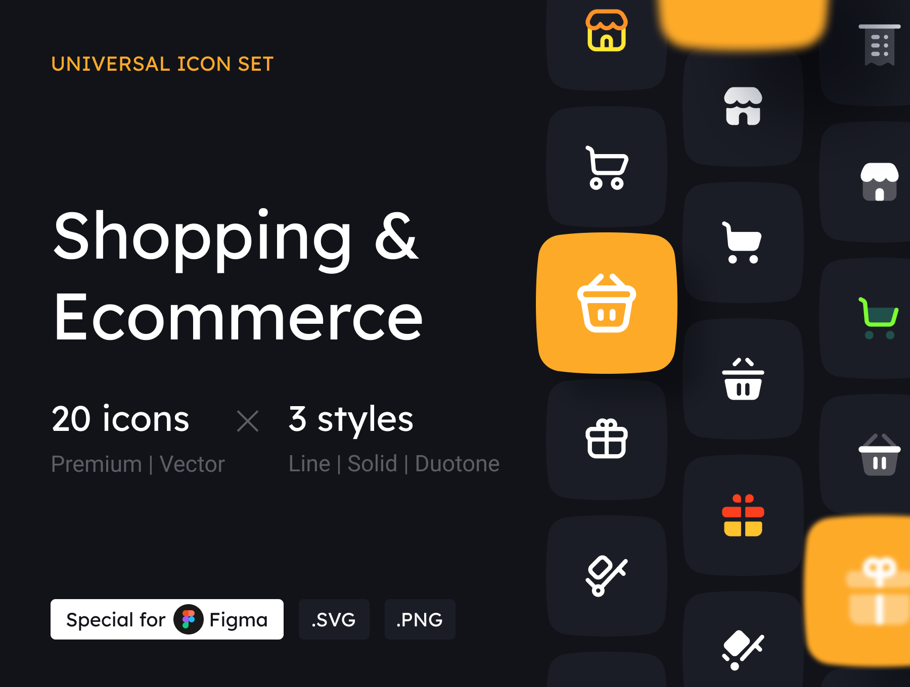 Shopping and Ecommerce Icon Set