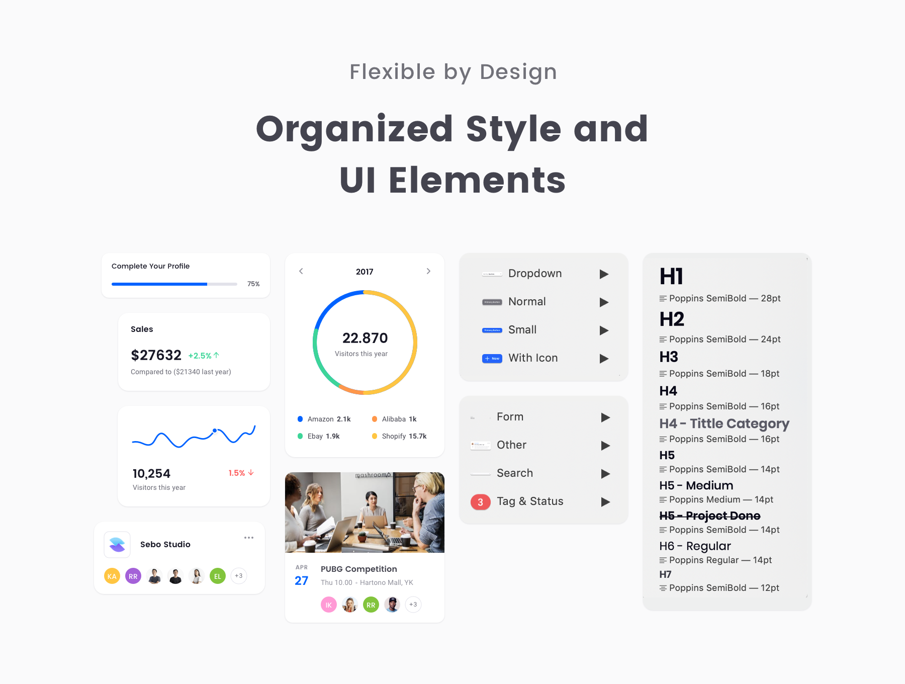 Square Dashboard UI Kit preview 8