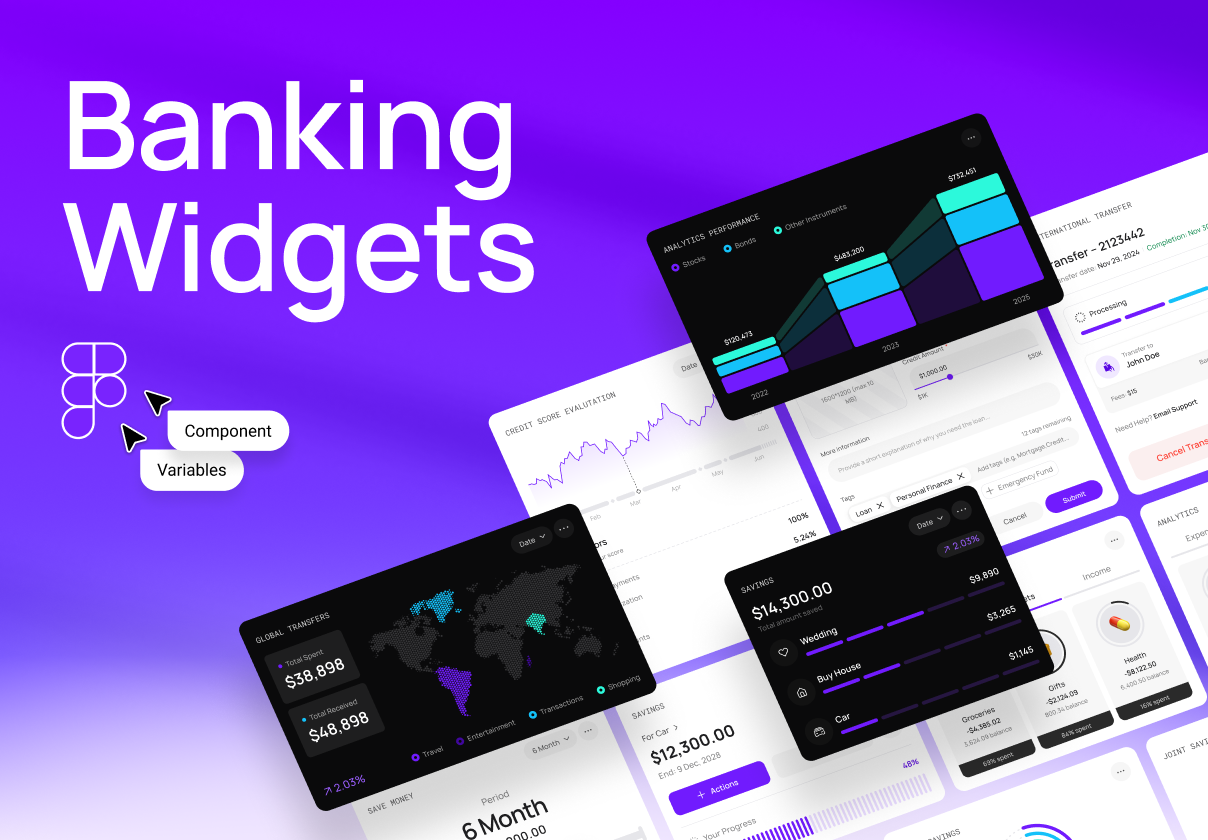 Banking Widget Templates