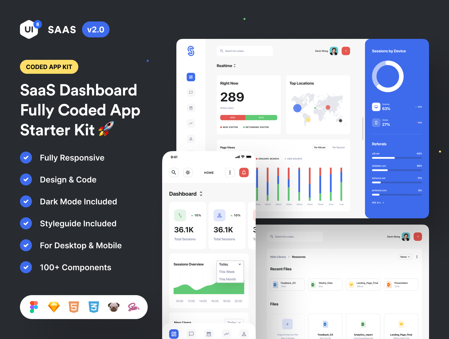 SaaS Dashboard App Starter Kit