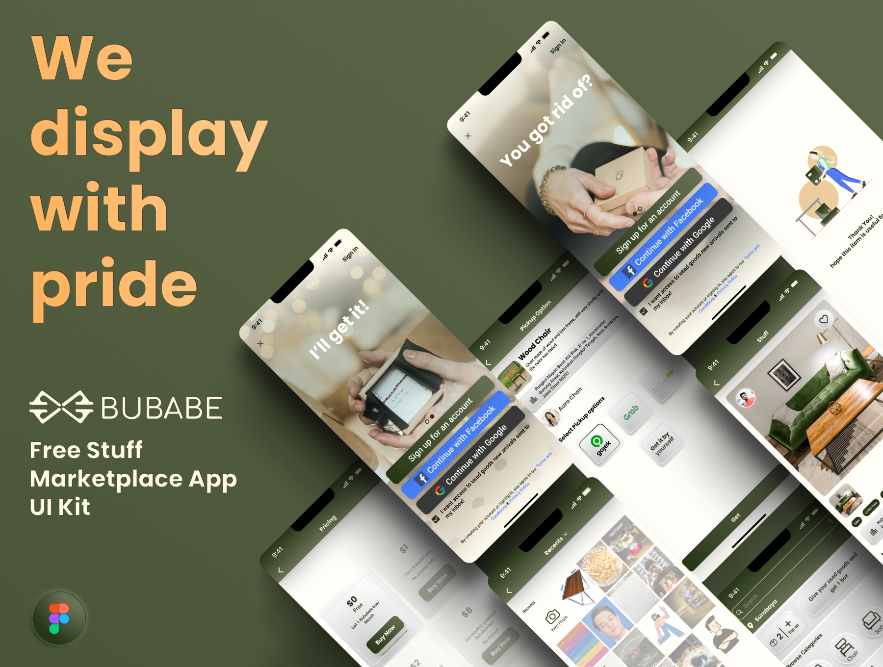 Bubabe: Stuff Marketplace App UI Kit