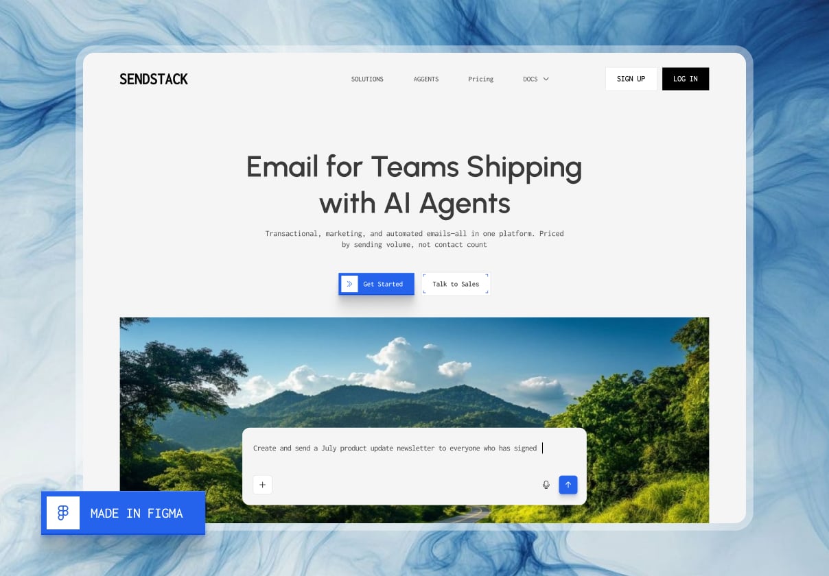 SendStack – Email Platform for Developers & Marketers - Uncategorized design asset by ui8
