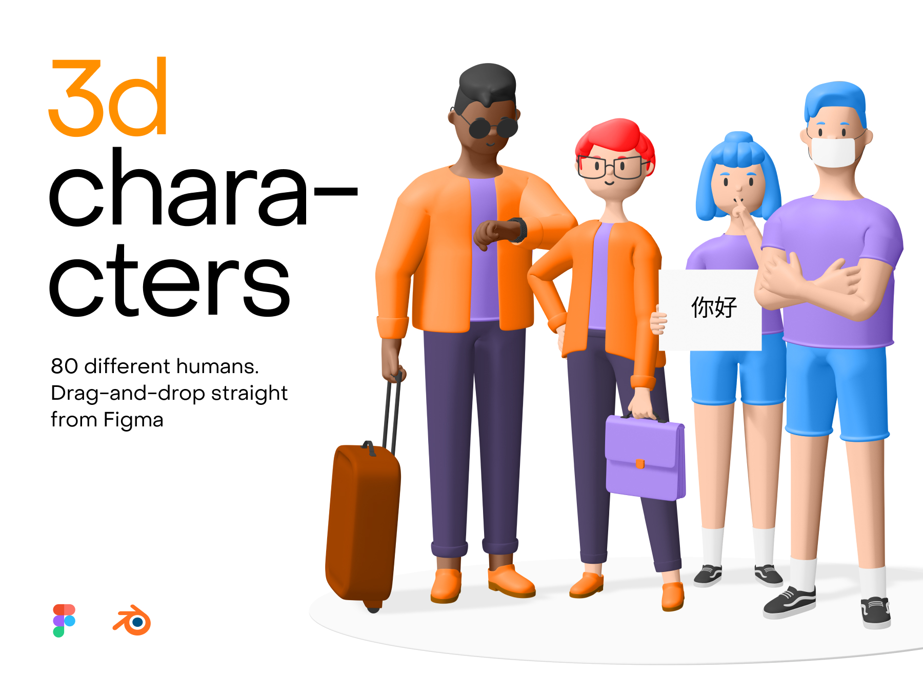 Humans 3D Characters