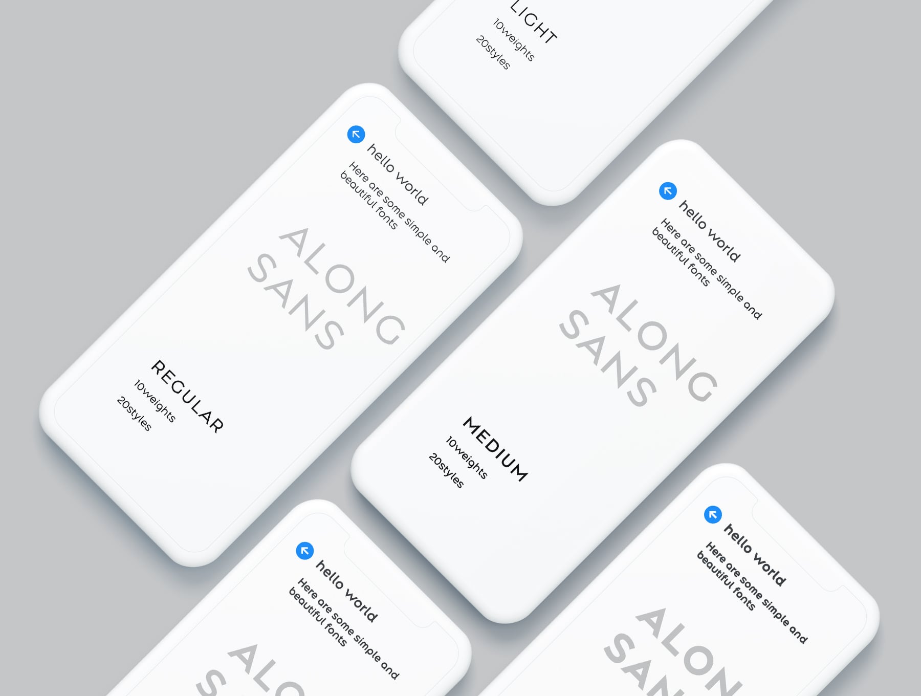 Along Sans Modern Geometric Font Family s2 preview 4