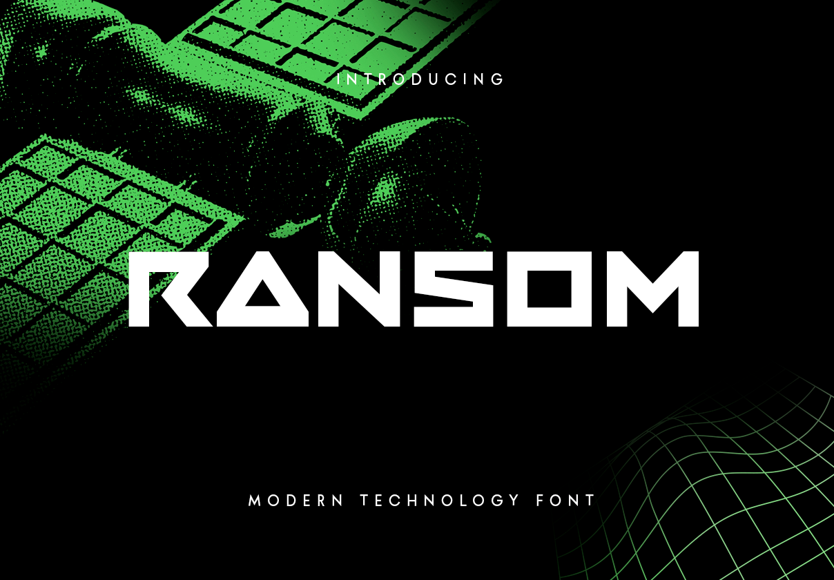 Ransom Font - Uncategorized design asset by ui8