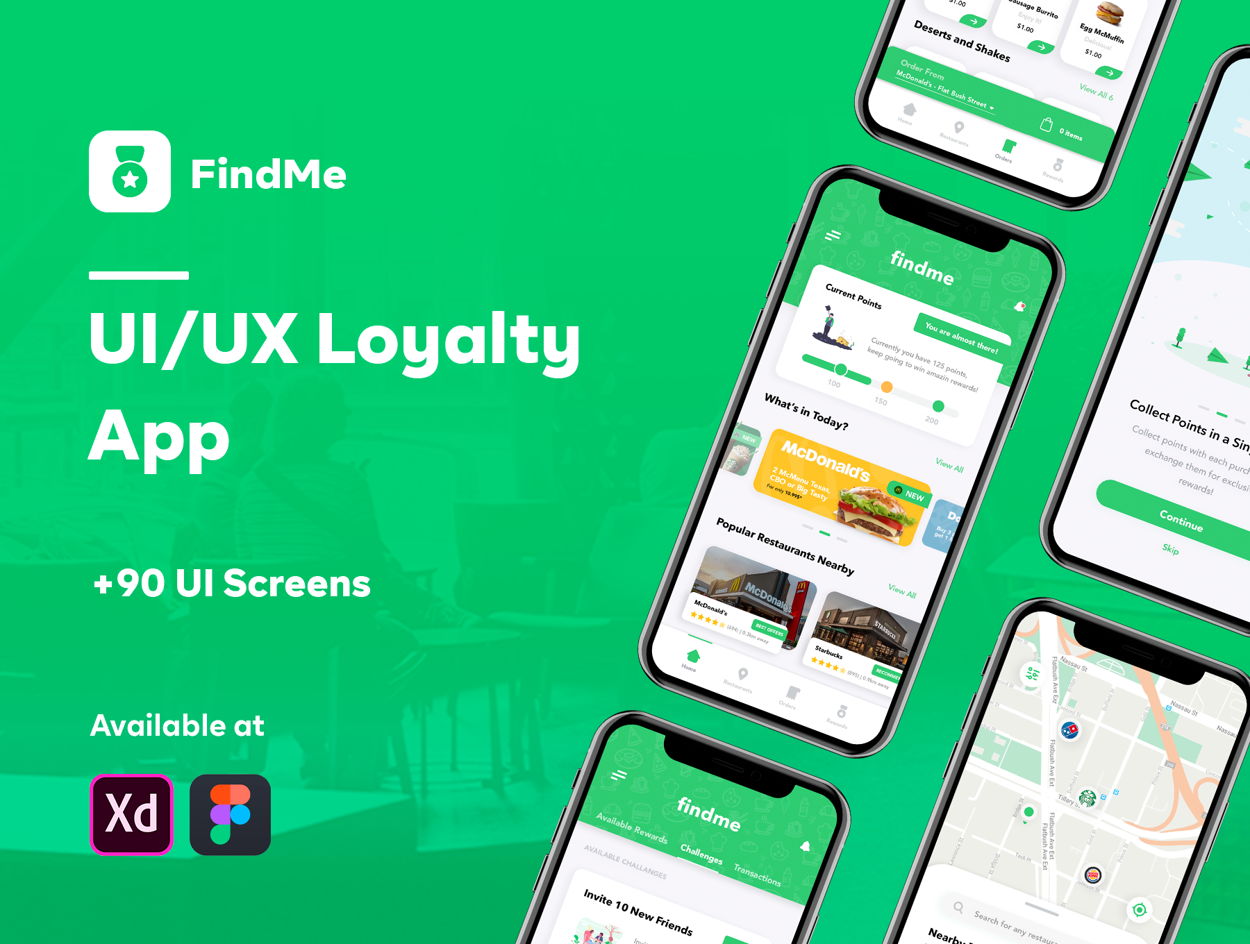 FindMe - Loyalty App UI Kit