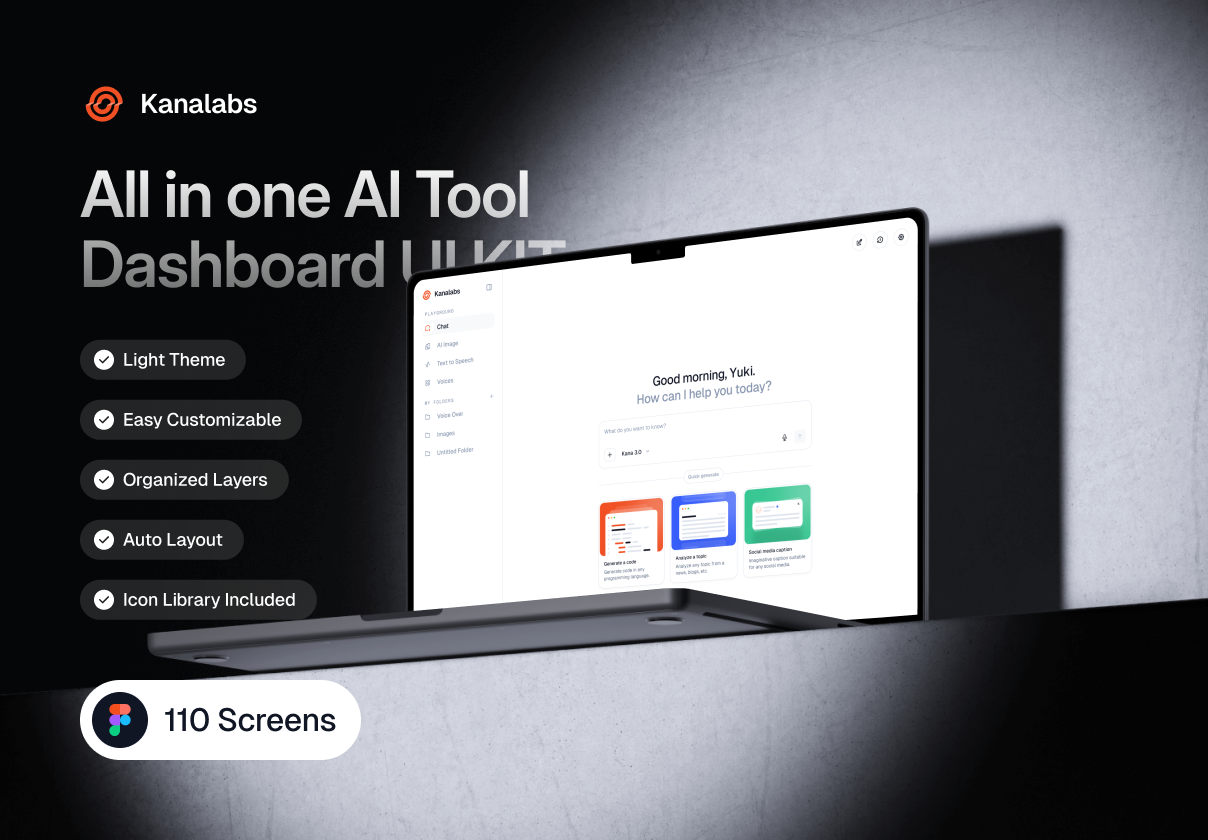 All In One AI Tool Dashboard UI KIT