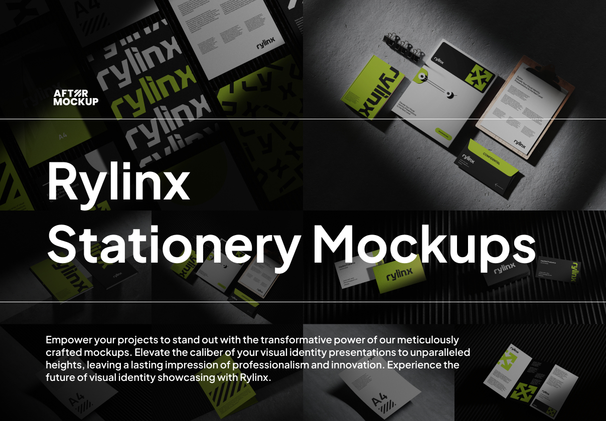 Rylinx Stationery Mockups