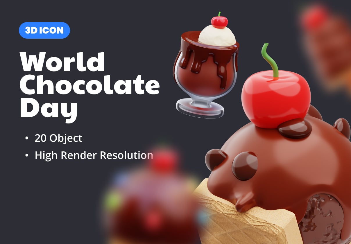 World Chocolate Day - Uncategorized design asset by ui8