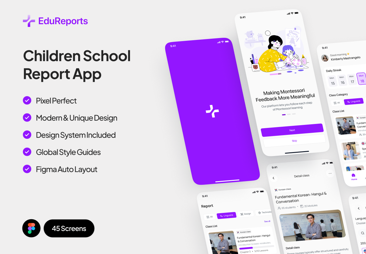 EduReports - Montessori School Report App