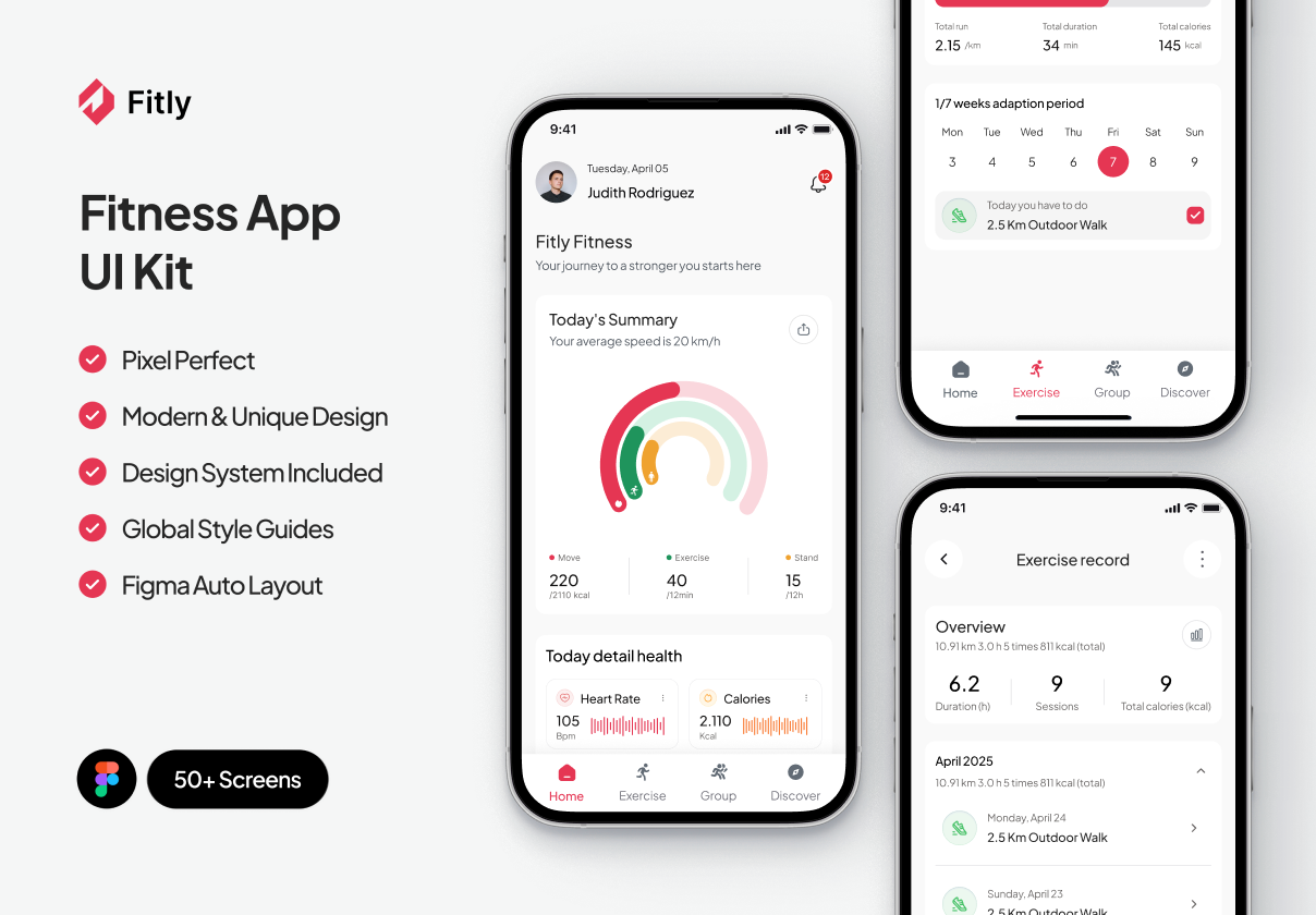 Fitly - Fitness App