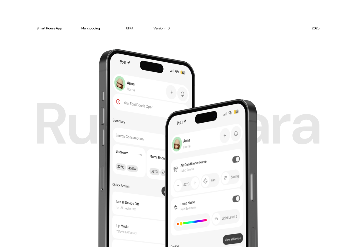 Rumahtara - Smart home app
