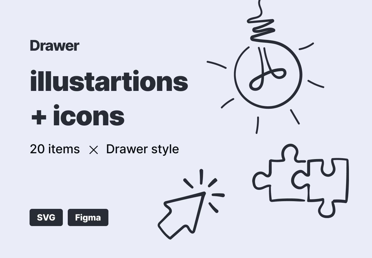 Drawer - design asset by UI8