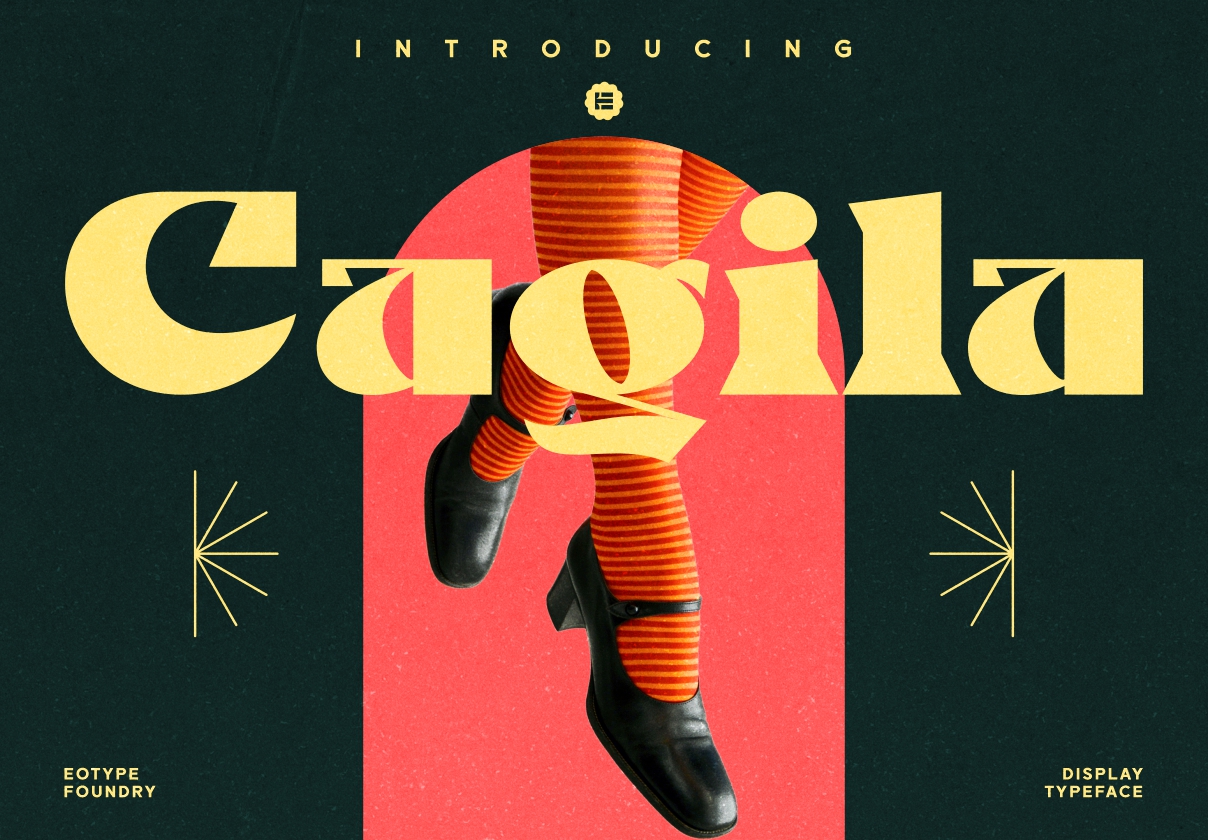 Cagila - Display Typeface - Uncategorized design asset by ui8