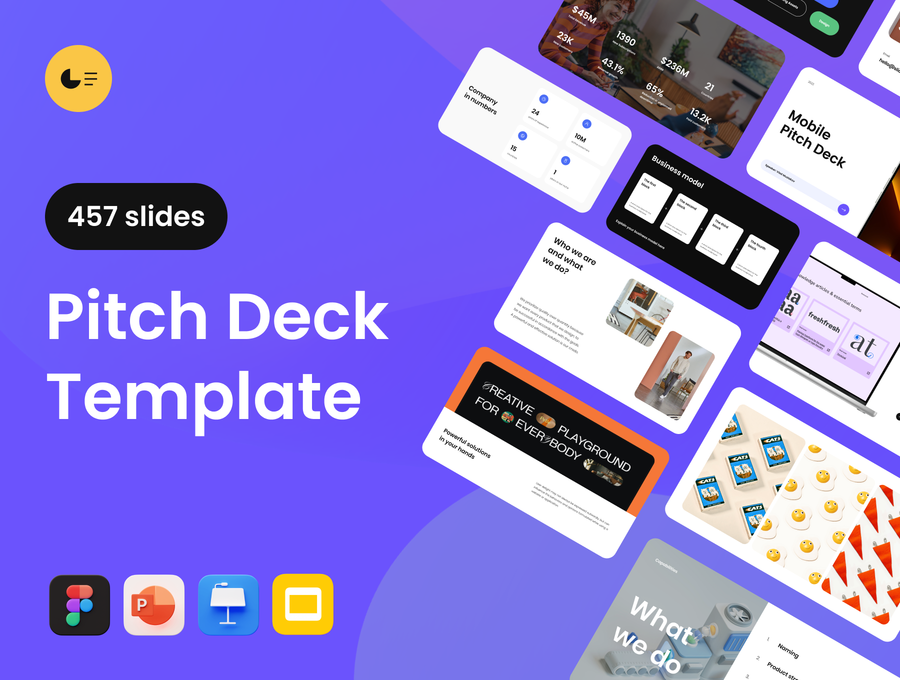 457 Slides Pitch Deck Template preview 2