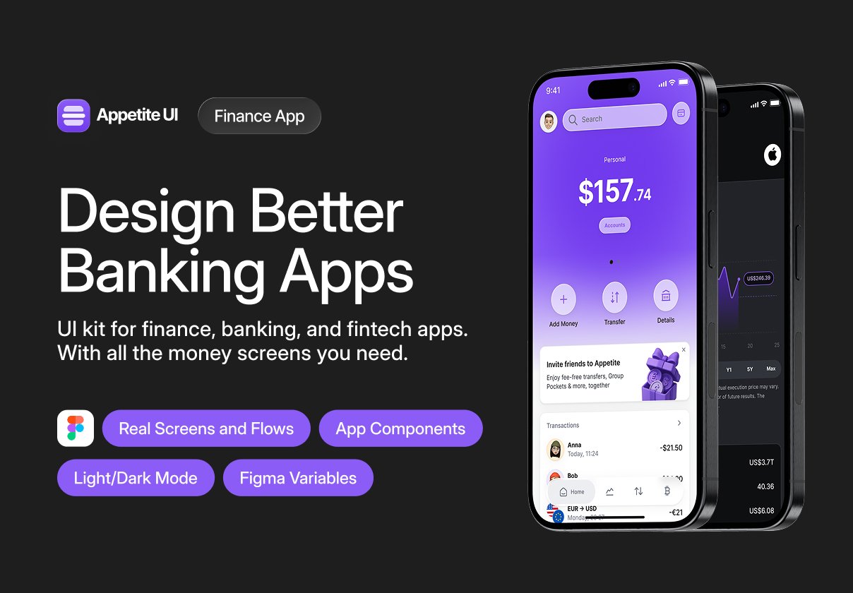 Finance Pack for Mobile App Design
