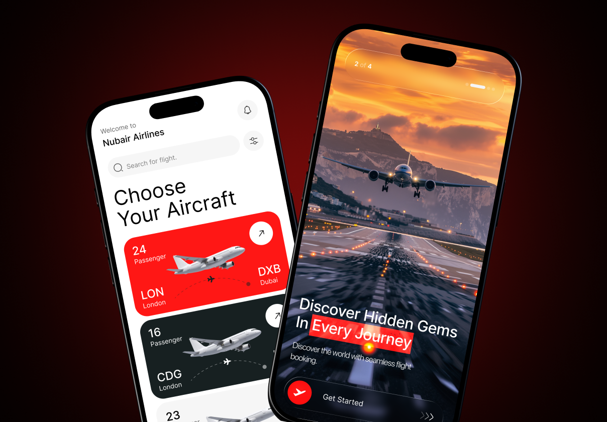 Airme — Flight Booking Airline App UI Kit - Mobile design asset by ui8