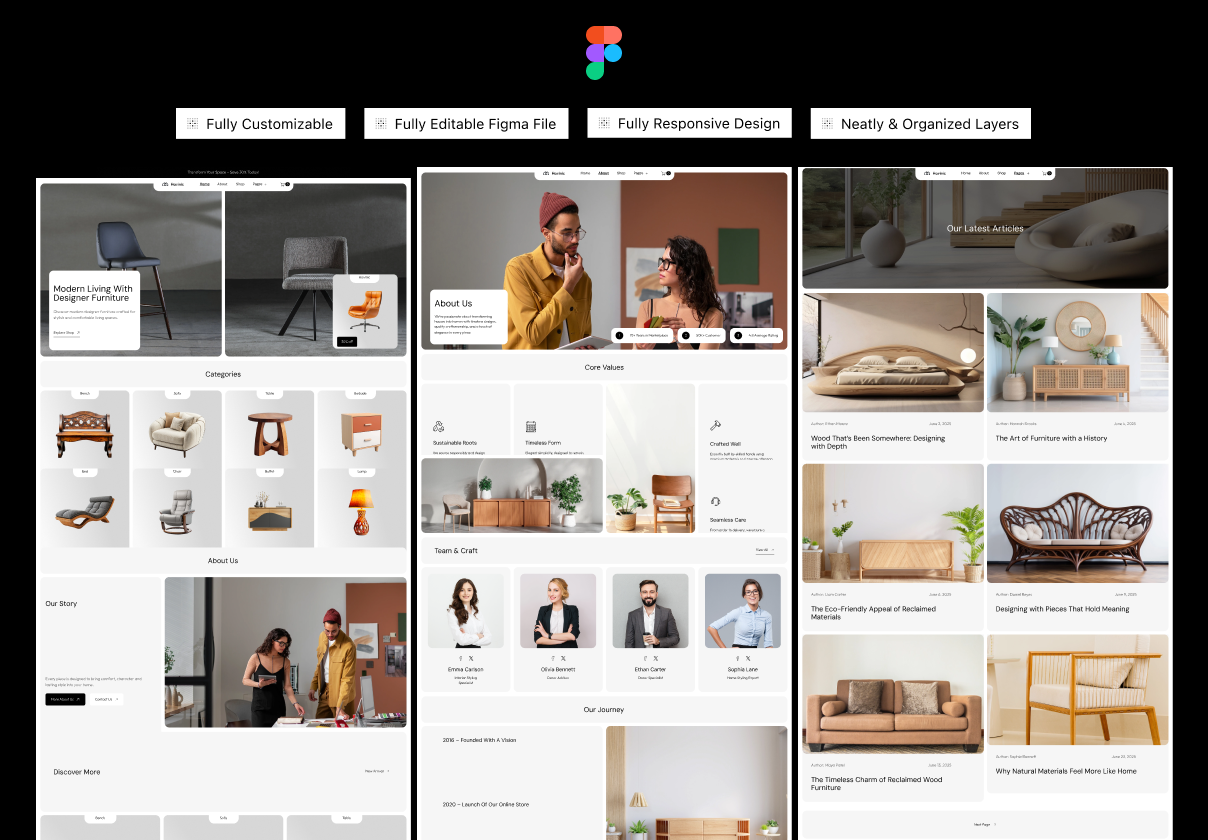 Havinic - Furniture E-Commerce Website Template - Ecommerce design asset by UI8