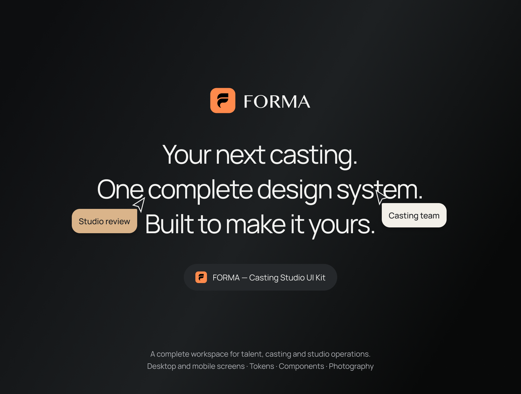 Casting Studio Dashboard