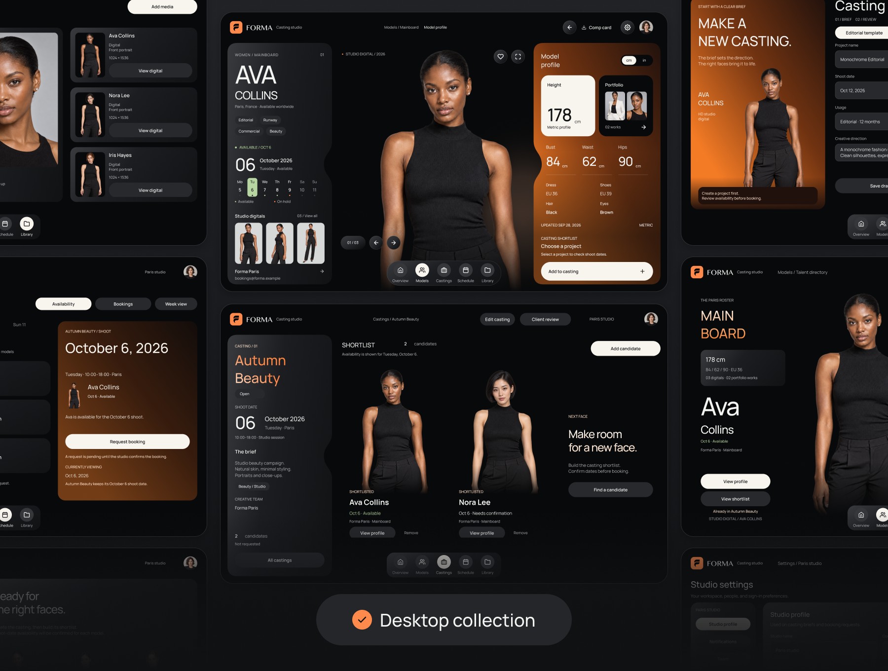 Casting Studio Dashboard