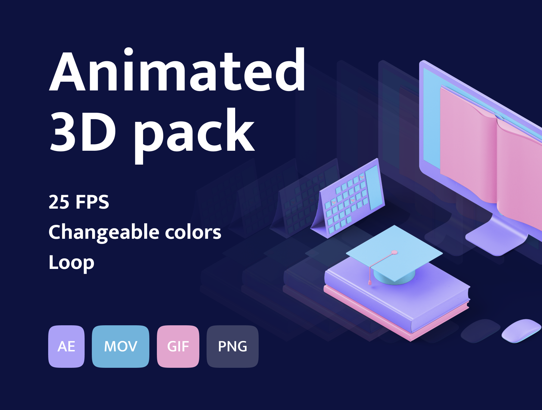 3D Isometric Animated Pack