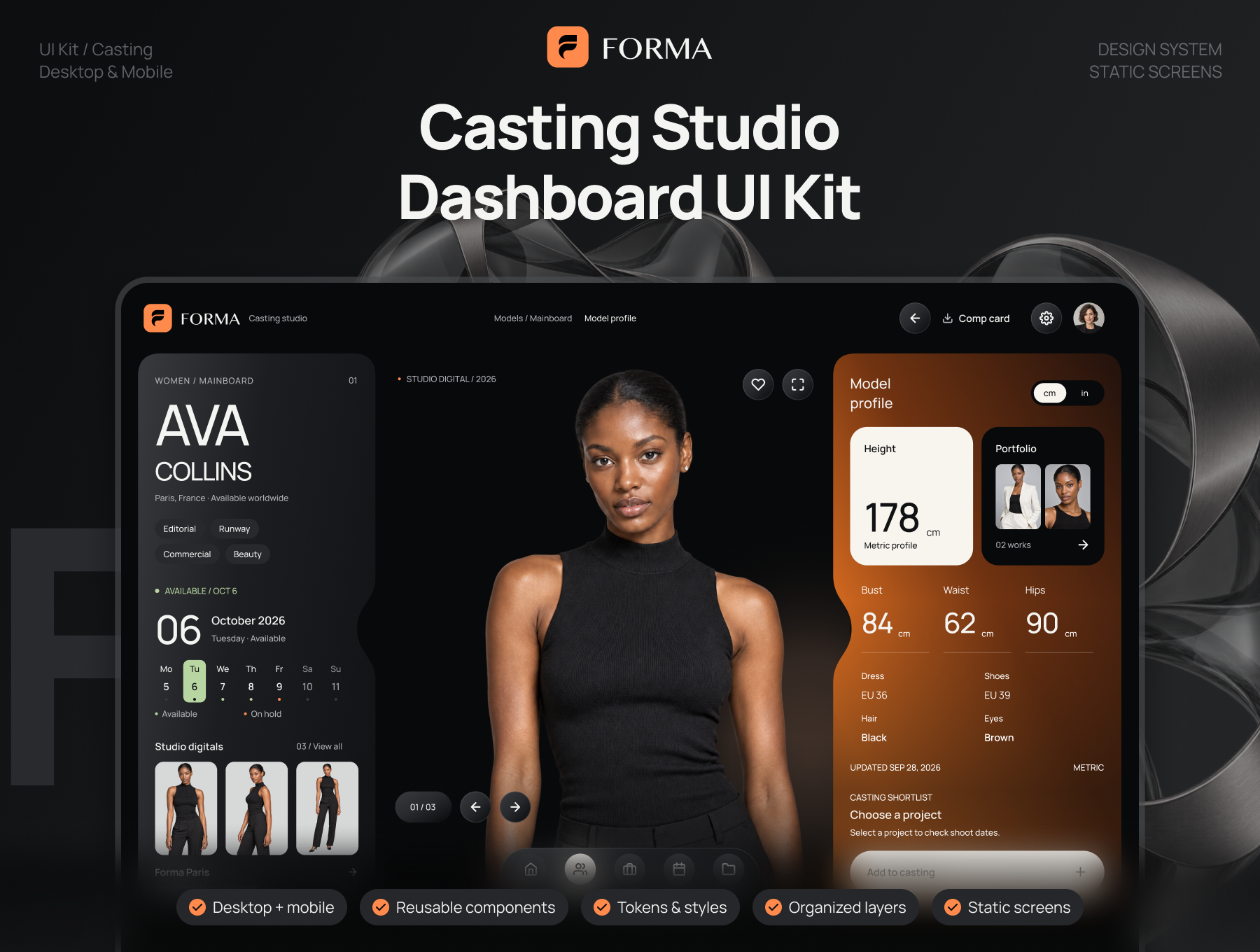 Casting Studio Dashboard