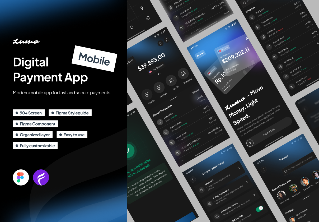 Digital Payment Mobile App - Lumo