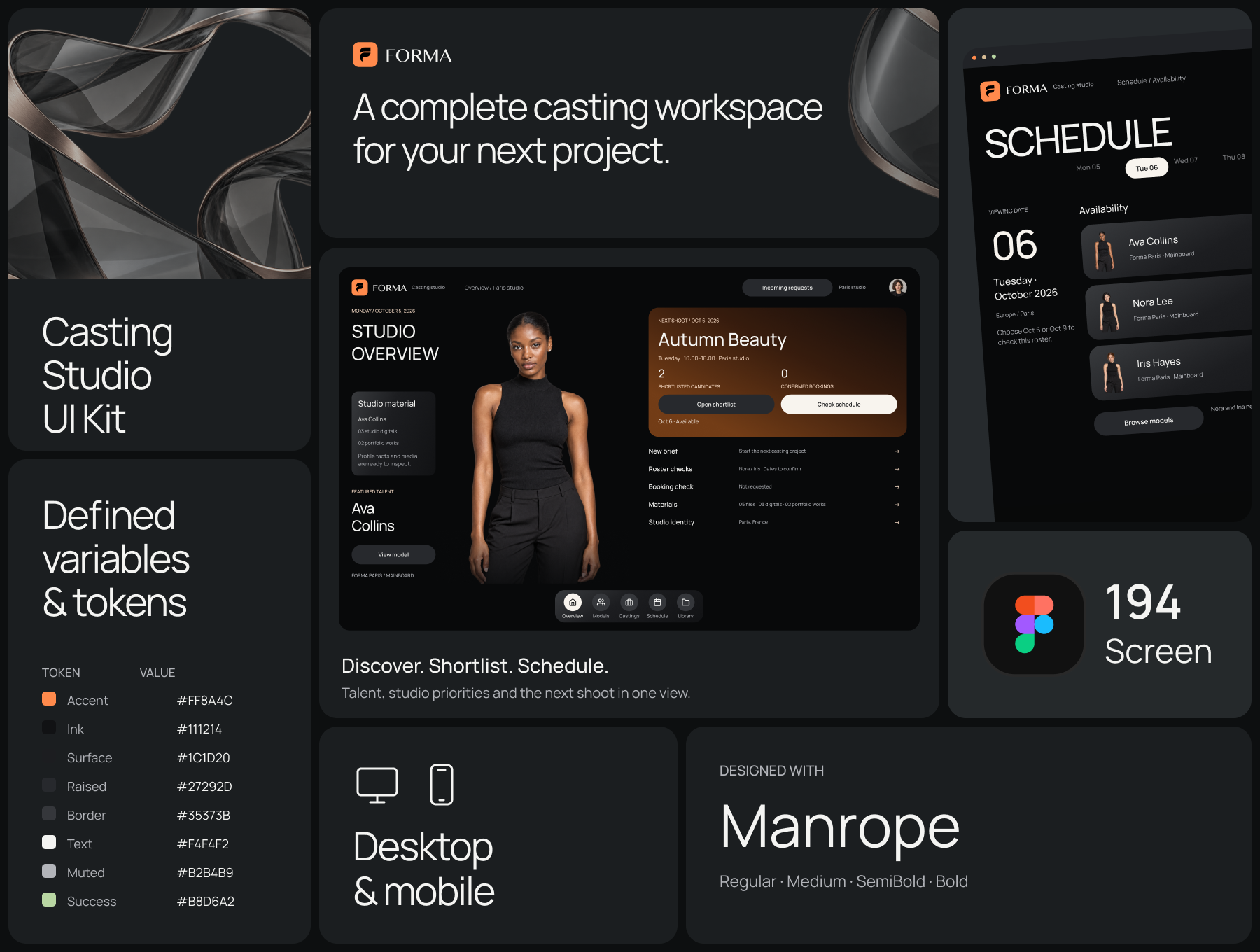 Casting Studio Dashboard