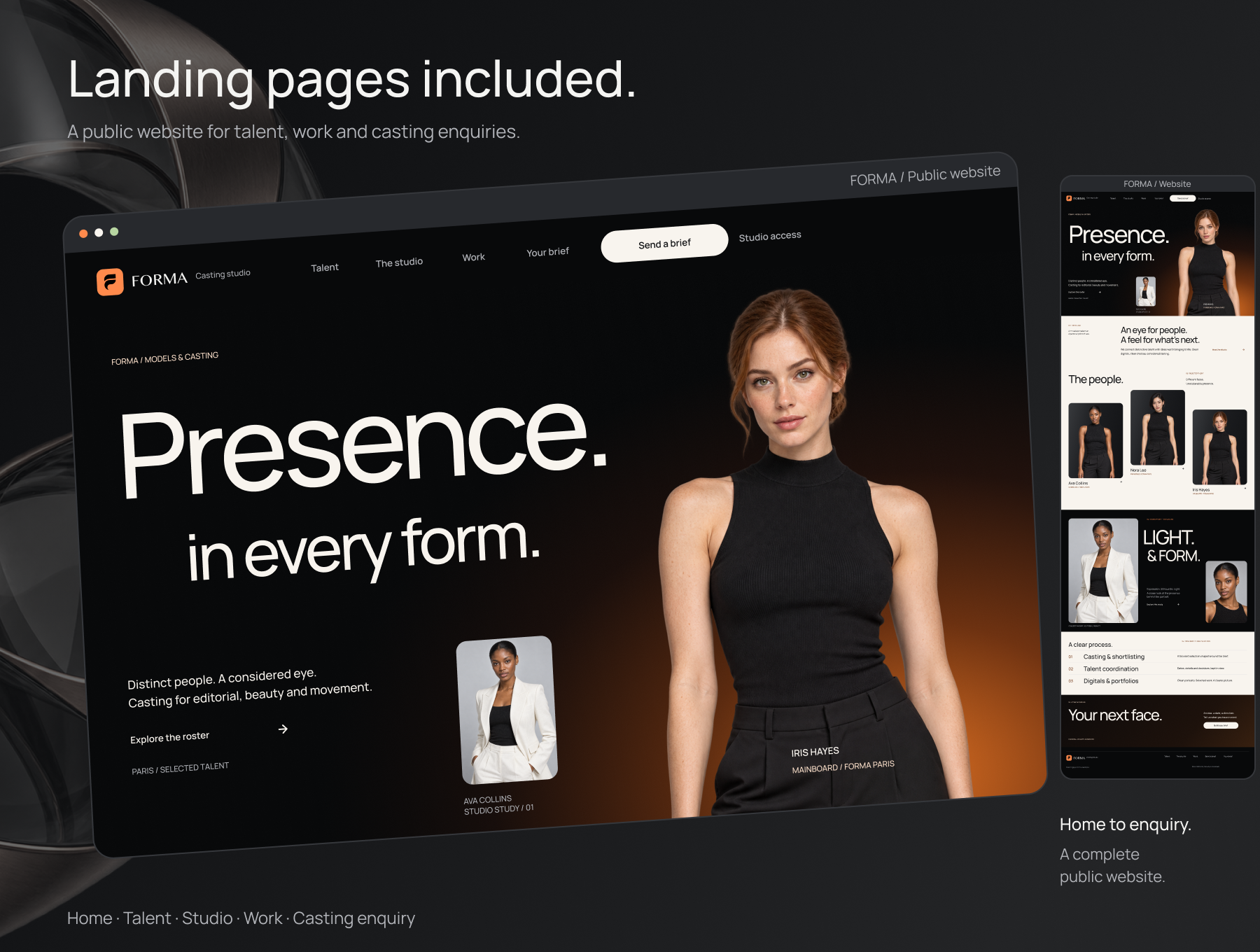 Casting Studio Dashboard