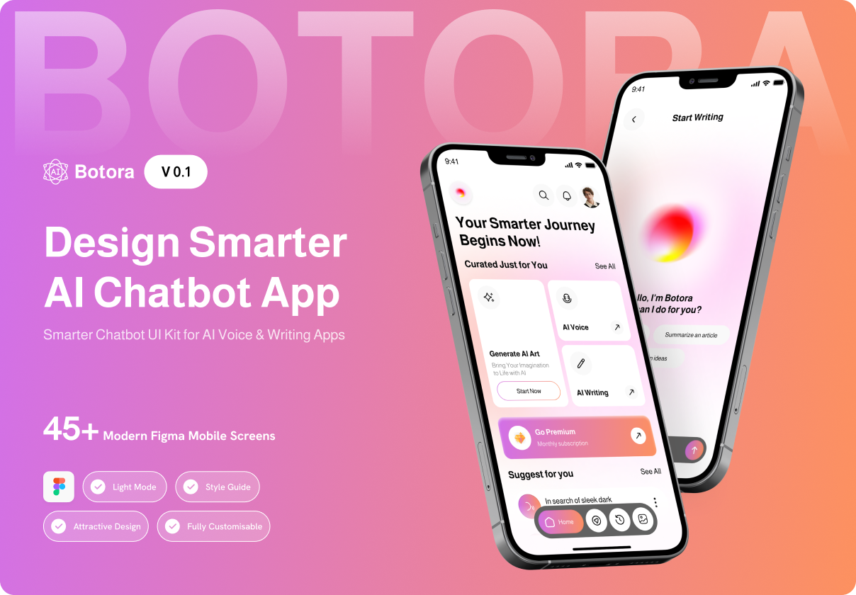 Botora – AI Chatbot App UI Kit
