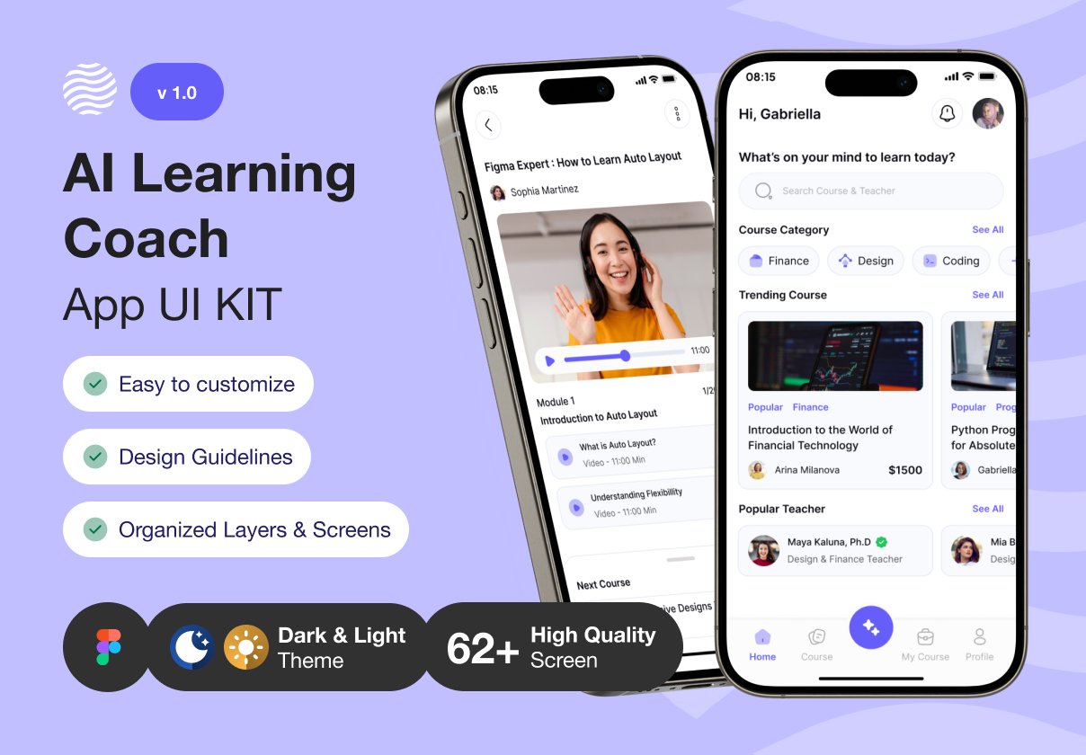 Neurise - AI Learning Coach App UI Kit