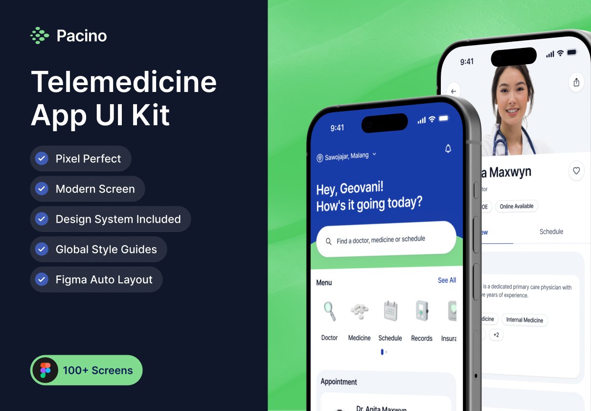 Pacino - Telemedince App UI Kit
