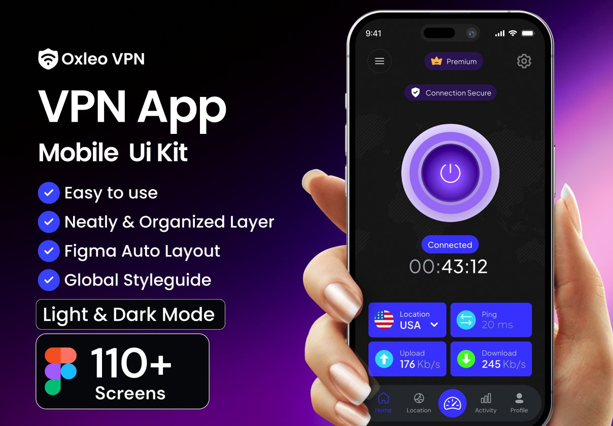 Oxleo VPN App UI Kit