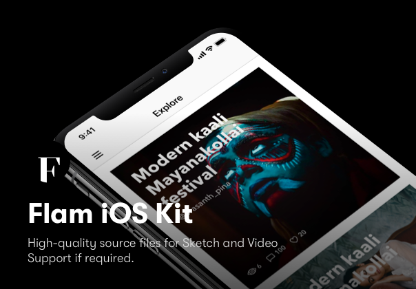 Flam - Version 2 - design asset by UI8