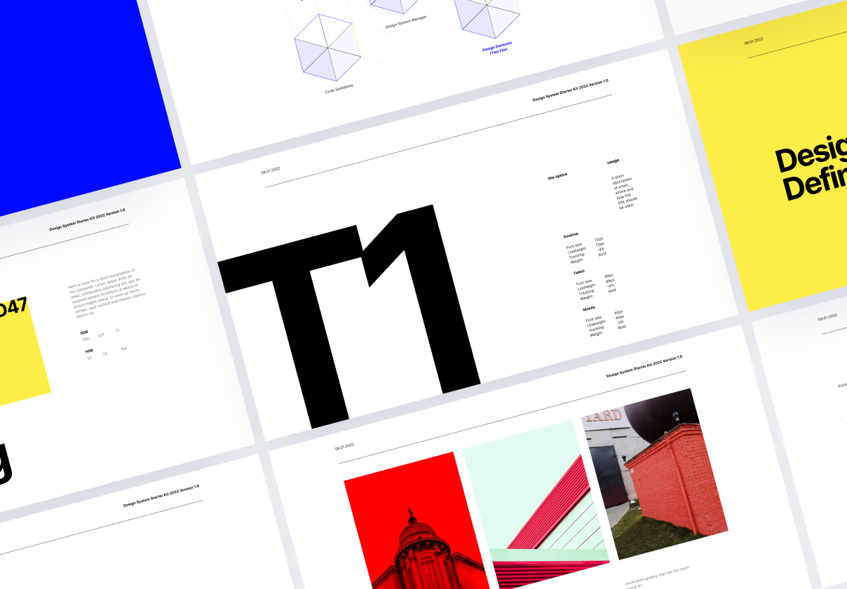 Design System Starter Kit 2023 1.6 - design asset by UI8
