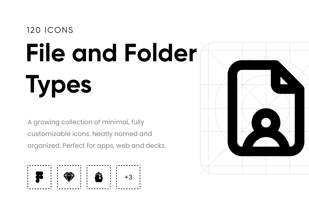 File and Folder Type | Premium Icons - Uncategorized design asset by ui8