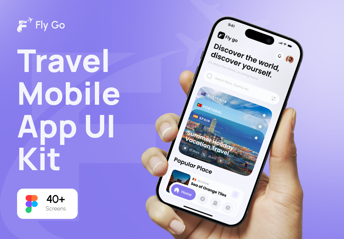 Fly Go - Travel Mobile App UI Kit