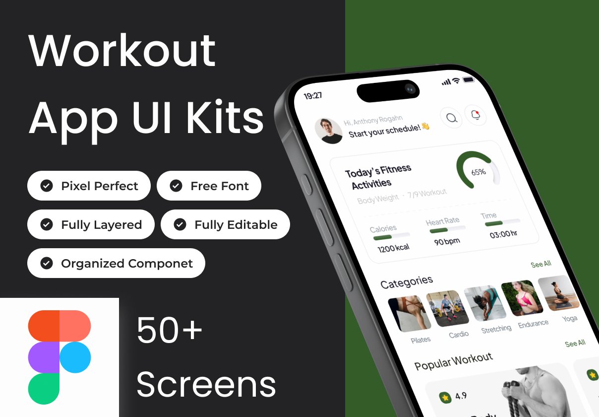 Fitverse - Workout App Ui Kits