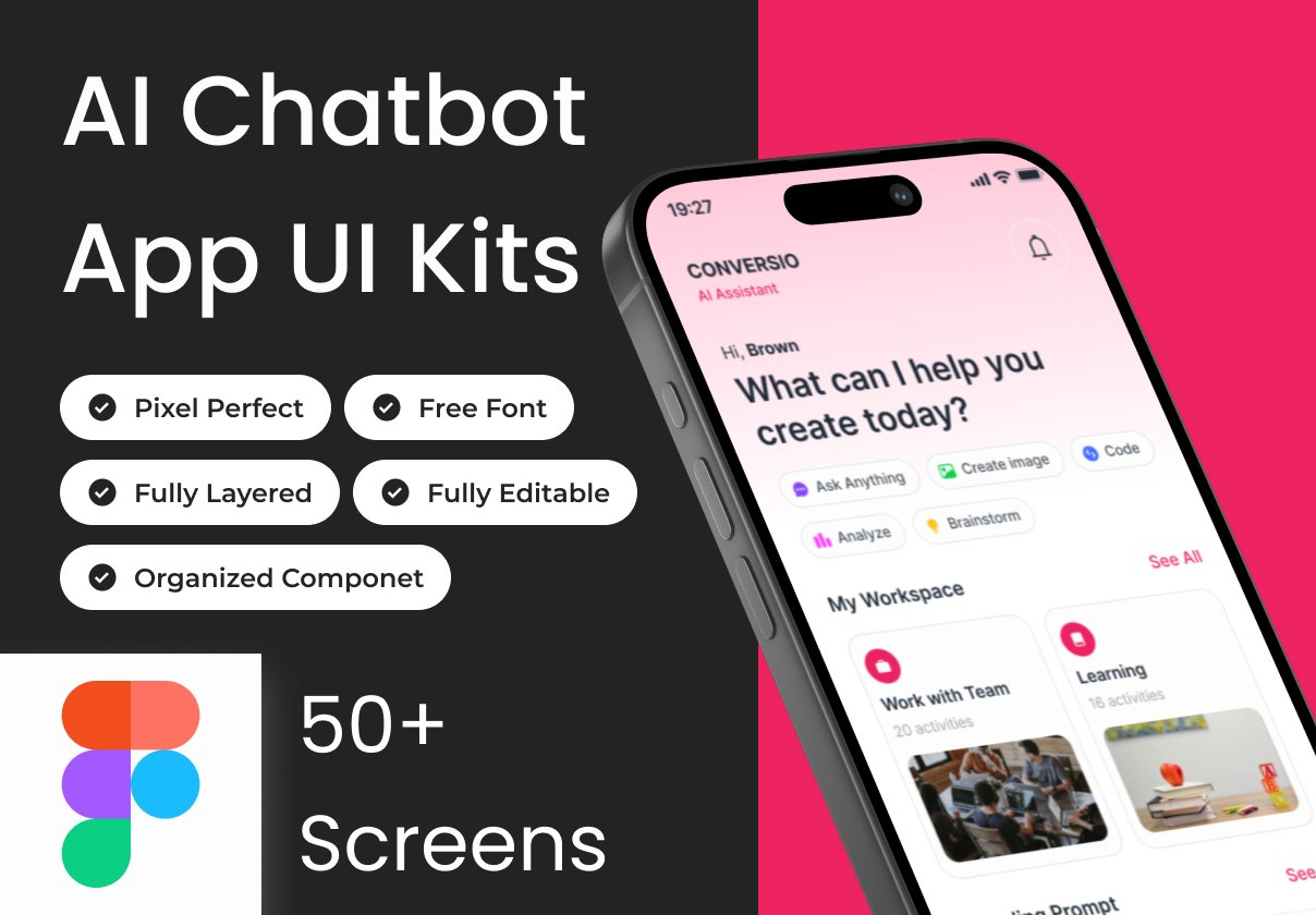 Conversio - AI Chatbot App Ui Kits
