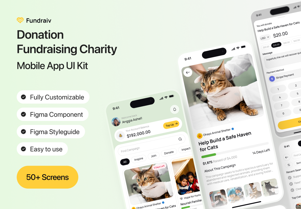 Fundraiv -  Donation Mobile App