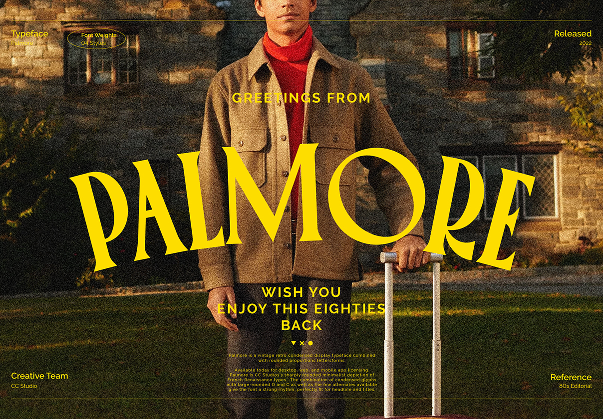 PALMORE - Vintage Rounded Serif - design asset by UI8