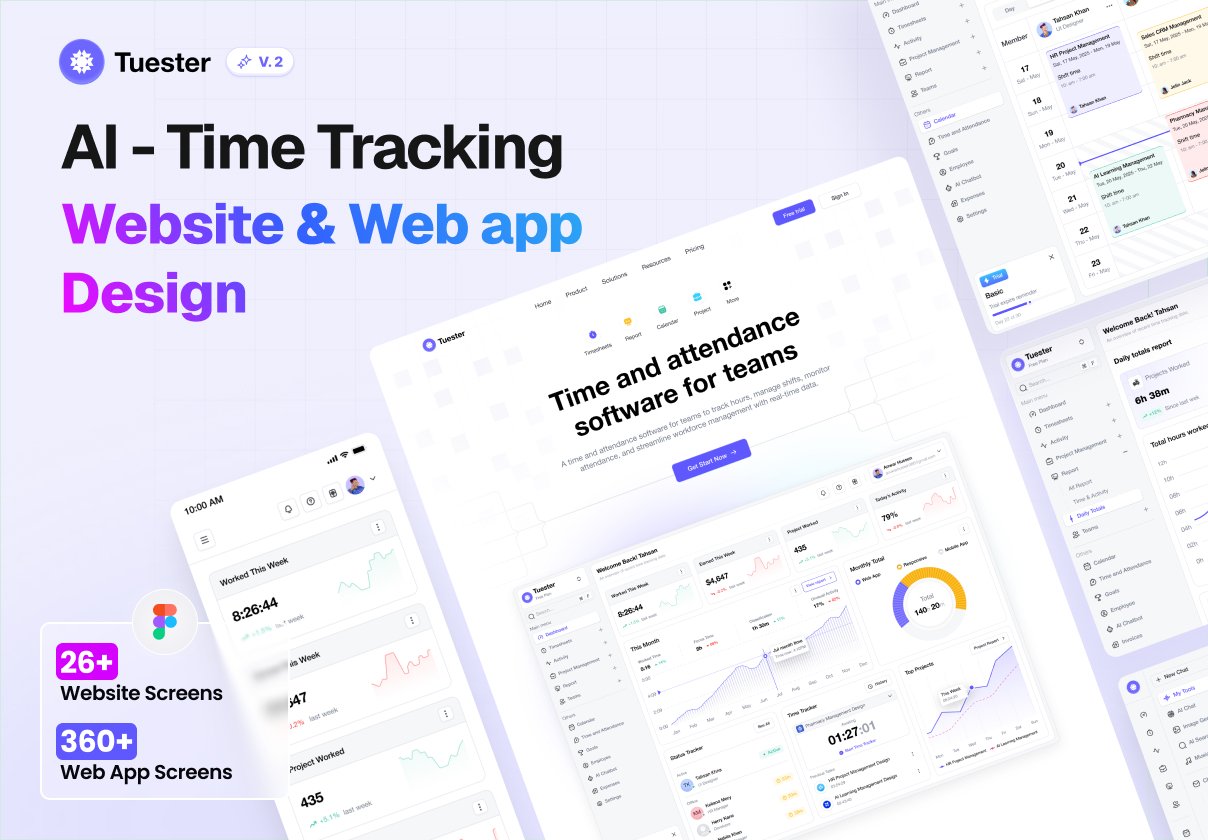AI-Powered Time Tracking Website & Web App