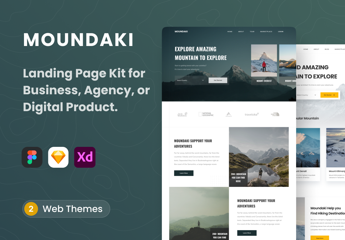 Moundaki - Landing Page Kit