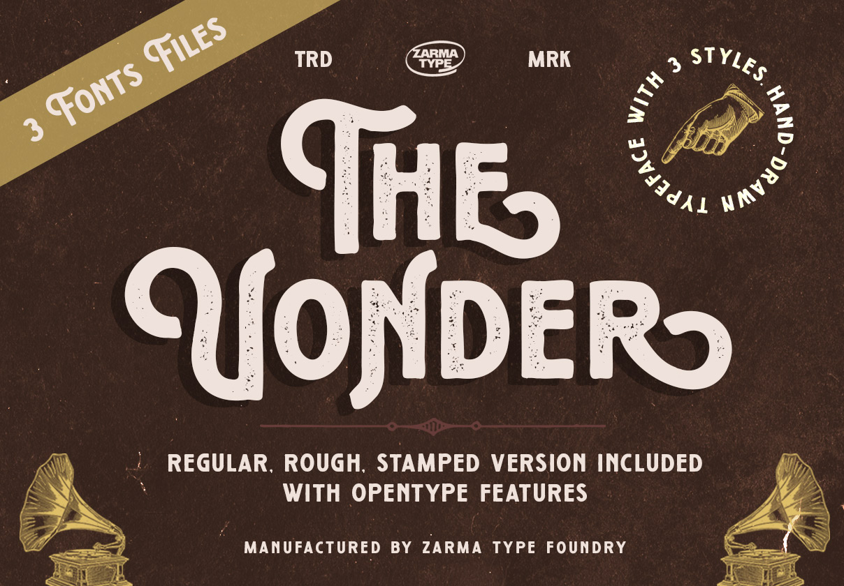 Vonder - Vintage Display Font