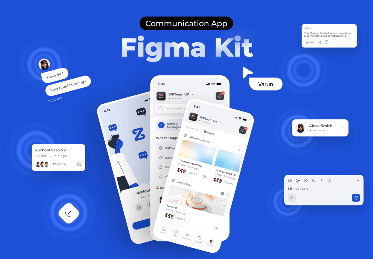 Zync – Communication App UI Kit