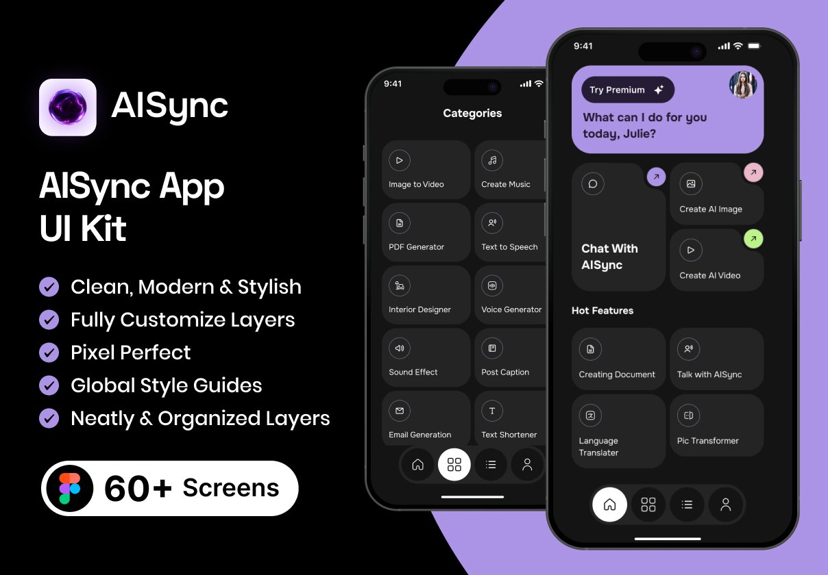 AISync App UI Kit