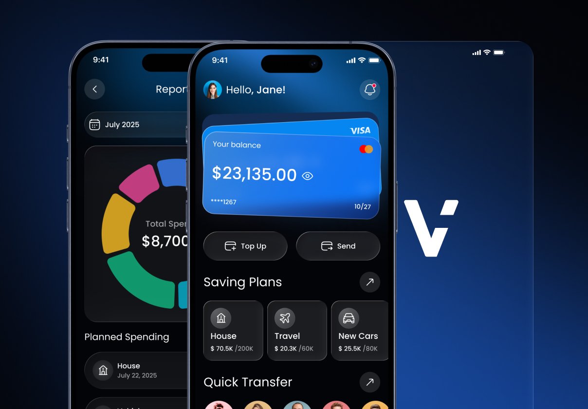 Velora – Finance & Bank App UI Kit