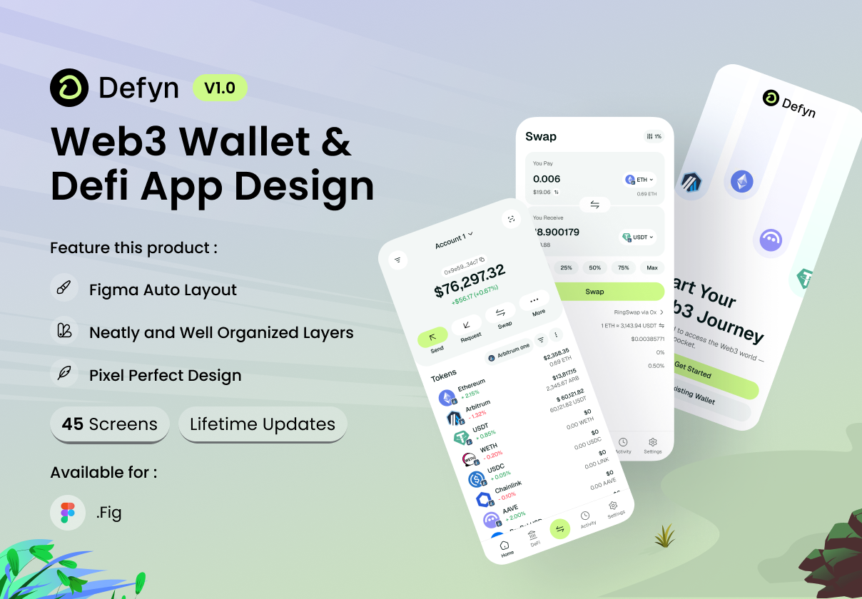 Defyn - Web3 Wallet & DeFi App