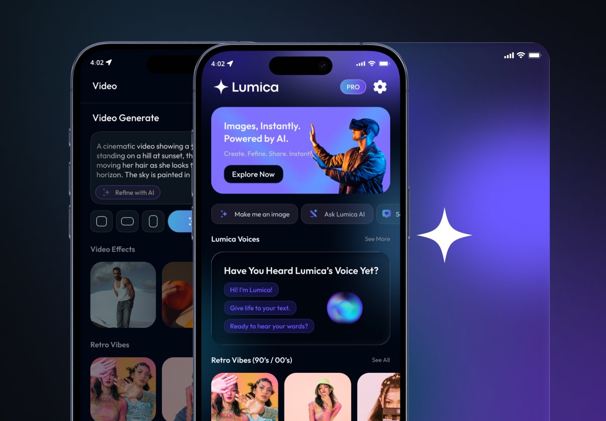 Lumica – AI-Powered Creative Platform