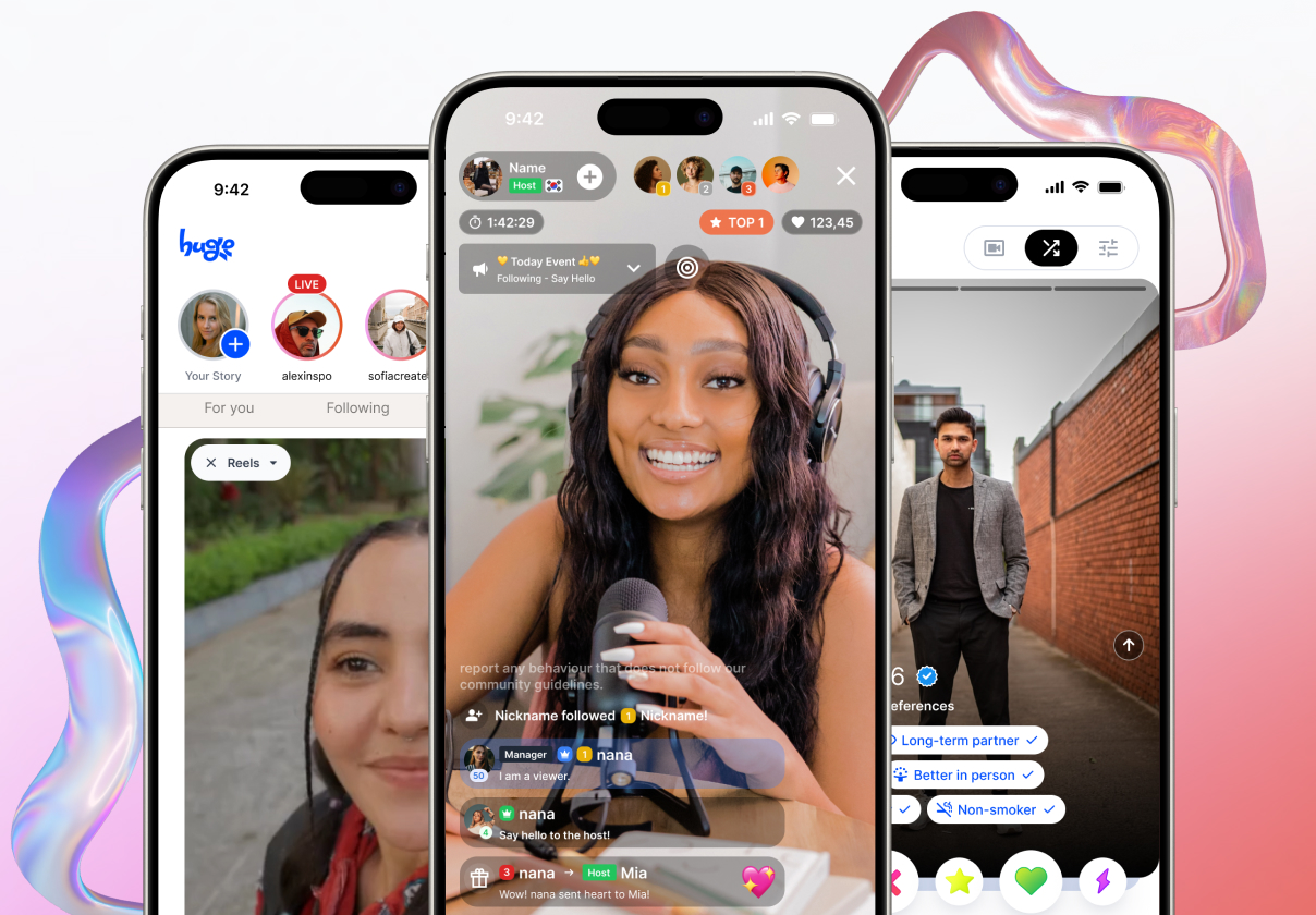 Huge — Modern Dating & Social UI Kit